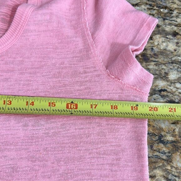 Calvin Klein Pink Cotton Short Sleeve Cut Outs T-shirt Top Size M - Picture 7 of 8